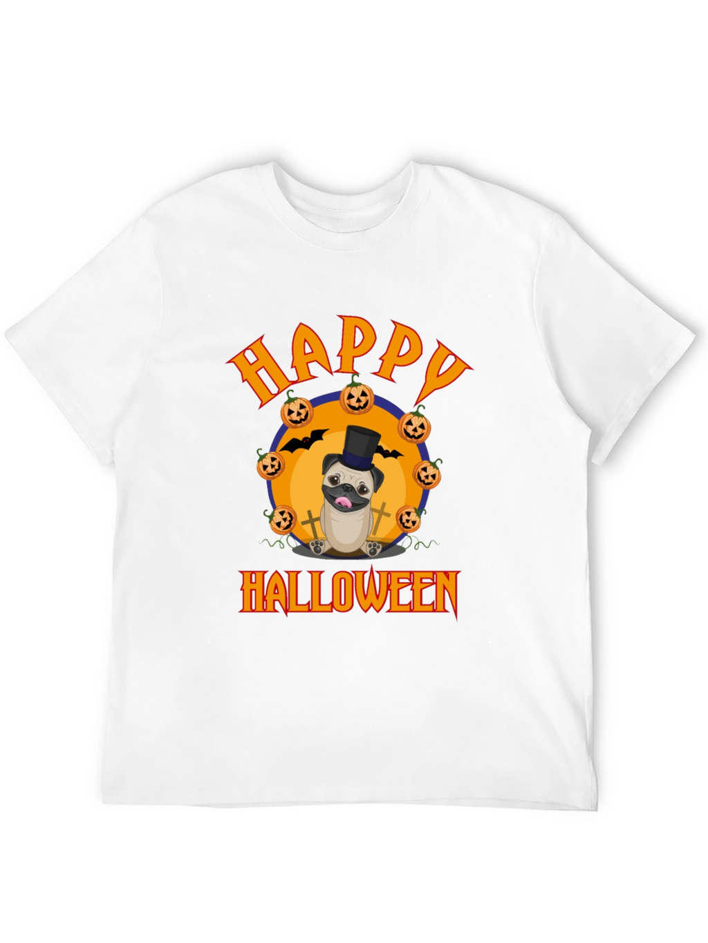 Happy Halloween Pug T-Shirt