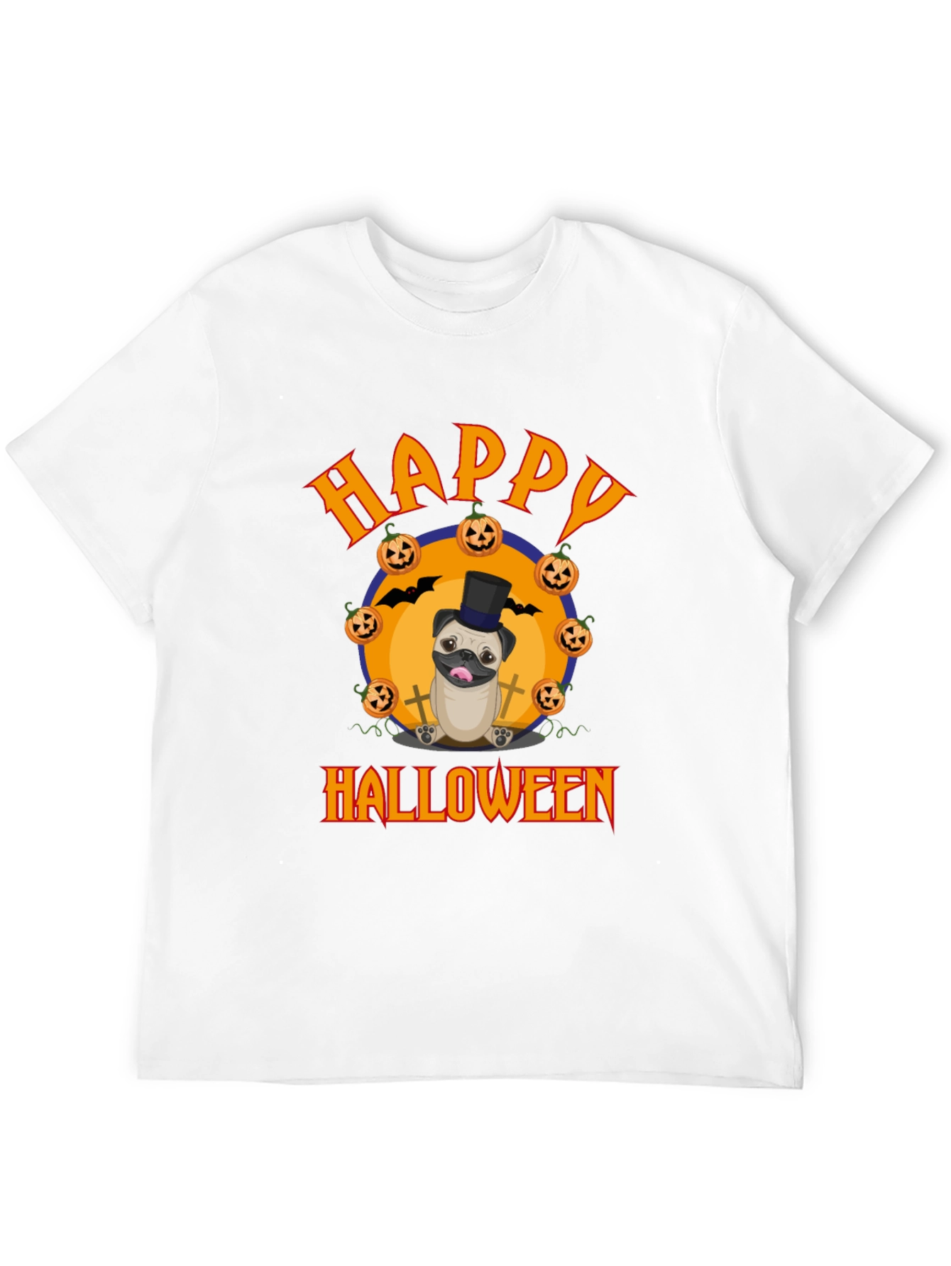 Happy Halloween Pug T-Shirt