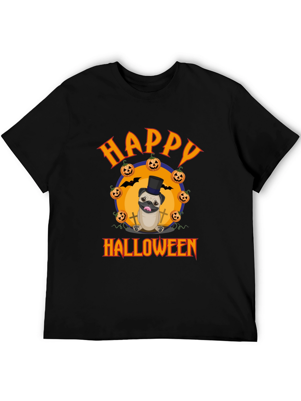 Happy Halloween Pug T-Shirt