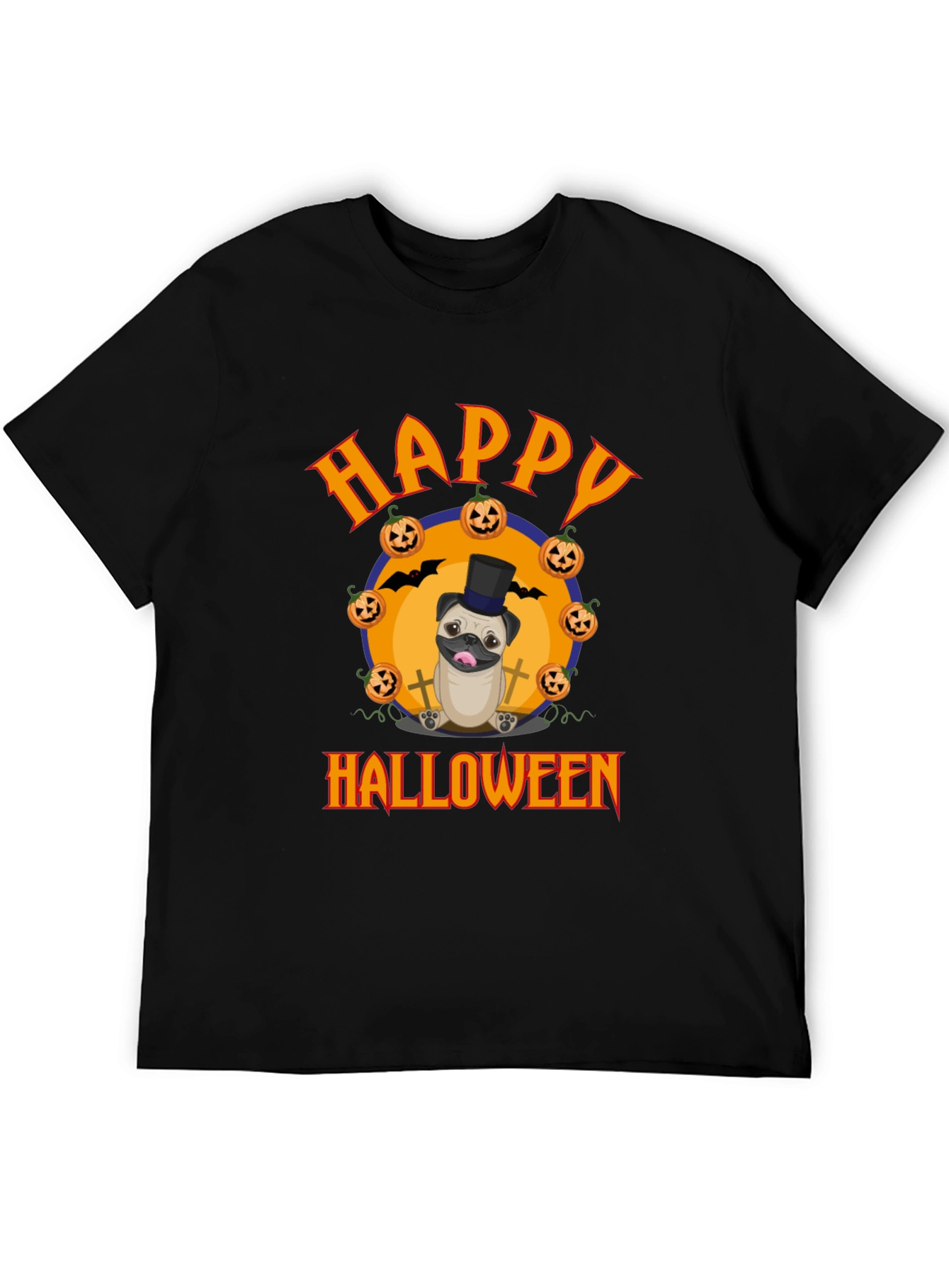 Happy Halloween Pug T-Shirt
