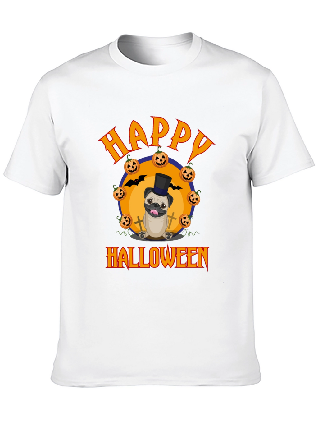 Happy Halloween Pug T-Shirt