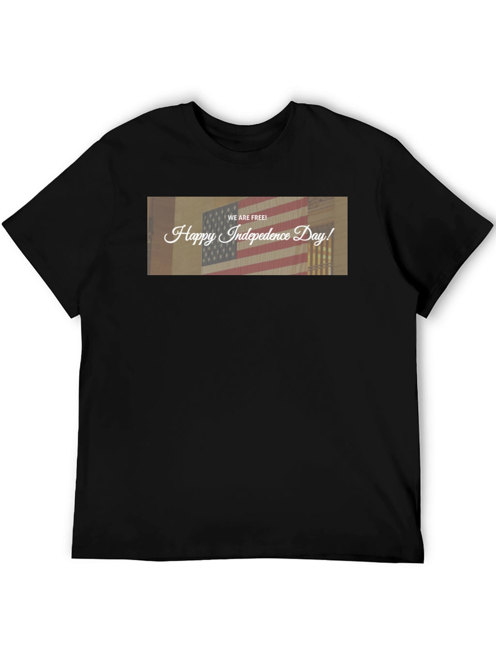 Happy Independence Day T-Shirt - USA Flag Tee