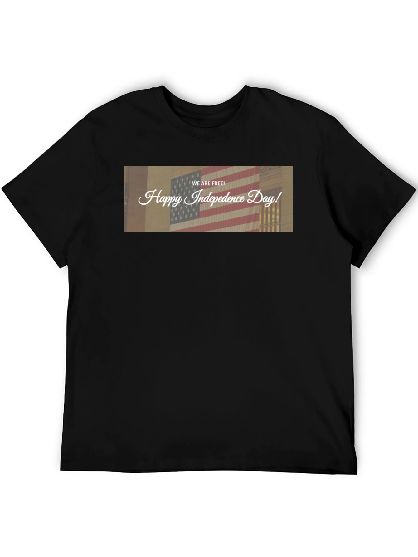 Happy Independence Day T-Shirt - USA Flag Tee
