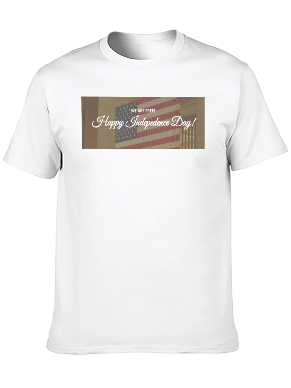 Happy Independence Day T-Shirt - USA Flag Tee