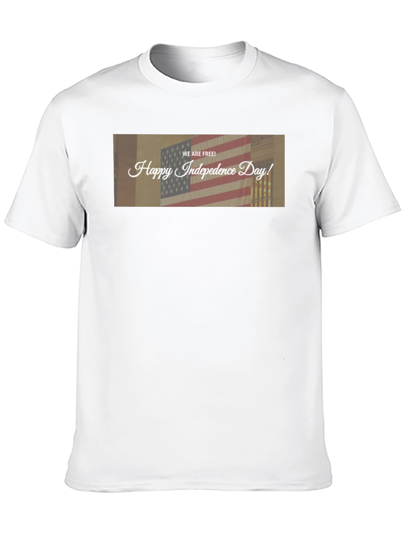 Happy Independence Day T-Shirt - USA Flag Tee