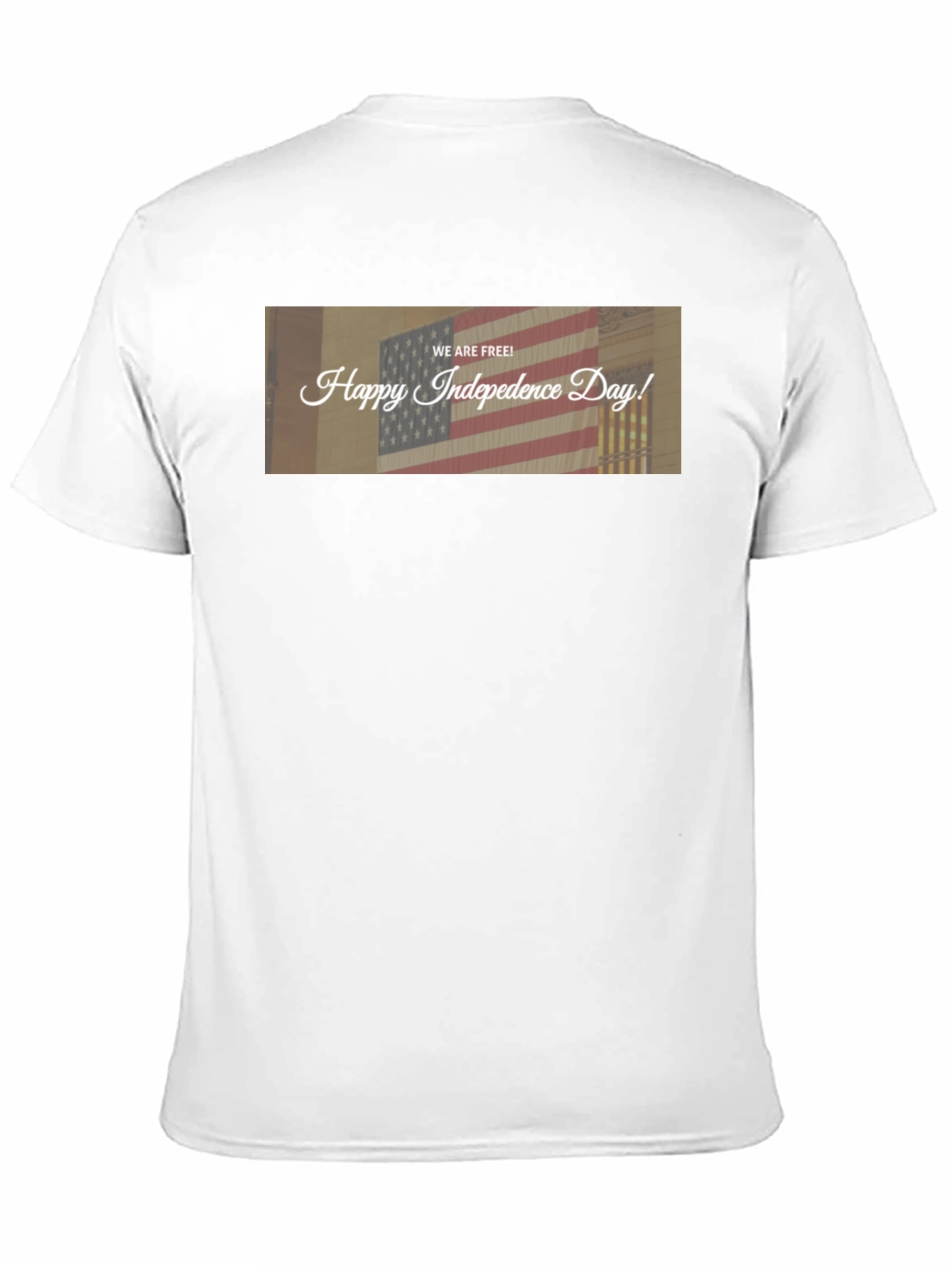 Happy Independence Day T-Shirt - USA Flag Tee