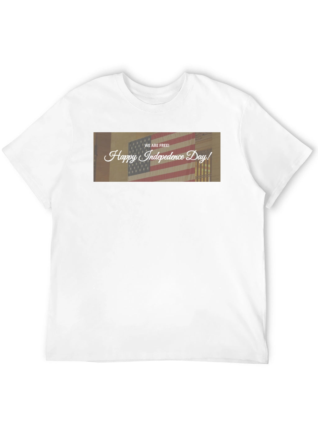 Happy Independence Day T-Shirt - USA Flag Tee