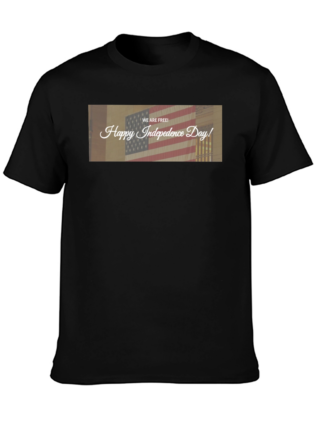 Happy Independence Day T-Shirt - USA Flag Tee