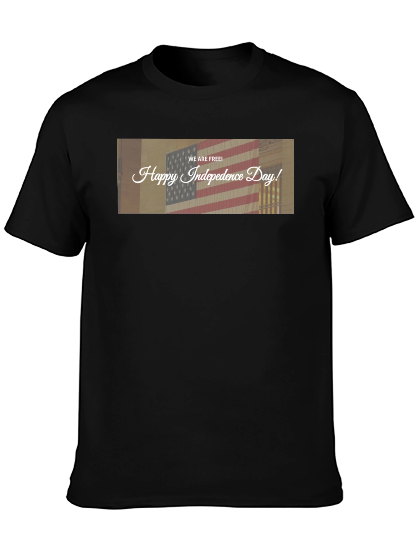 Happy Independence Day T-Shirt - USA Flag Tee