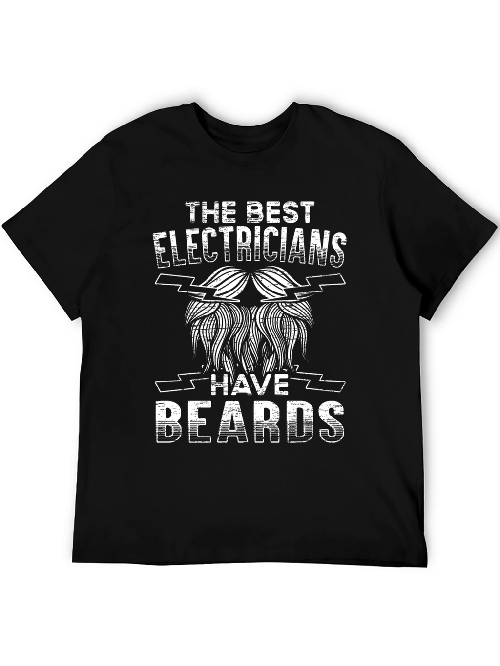 Electrician Beard T-Shirt - Funny Electrician Gift