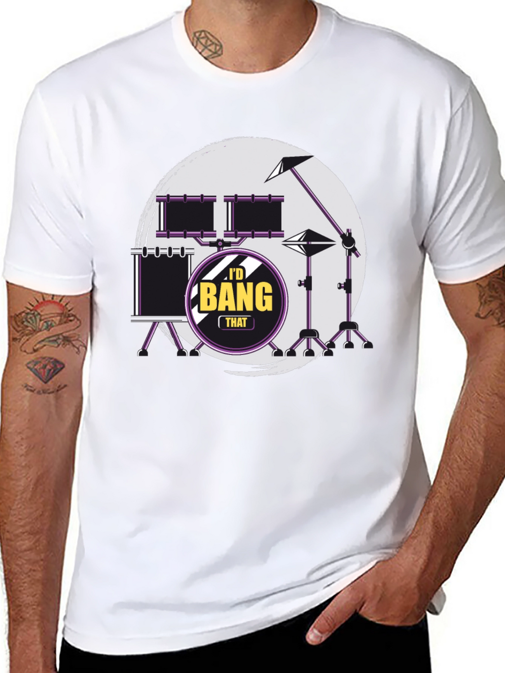 Id Bang That Drum Set T-Shirt