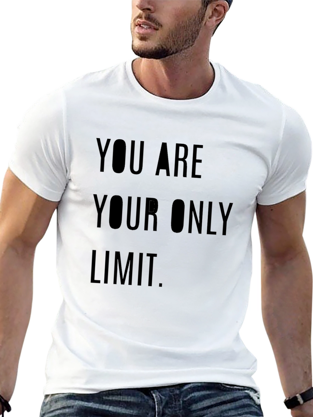 Inspirational Graphic Tee - You Are Your Only Limit