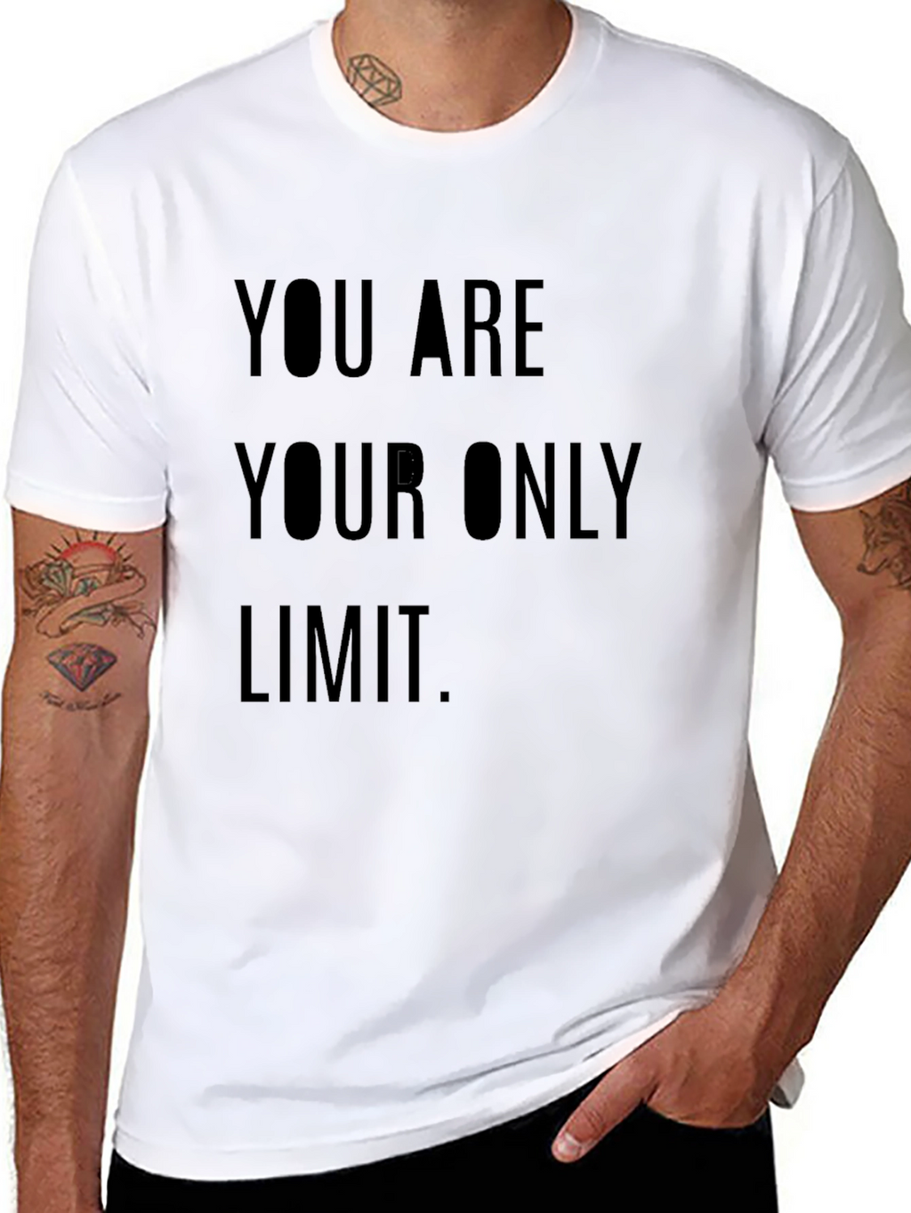 Inspirational Graphic Tee - You Are Your Only Limit
