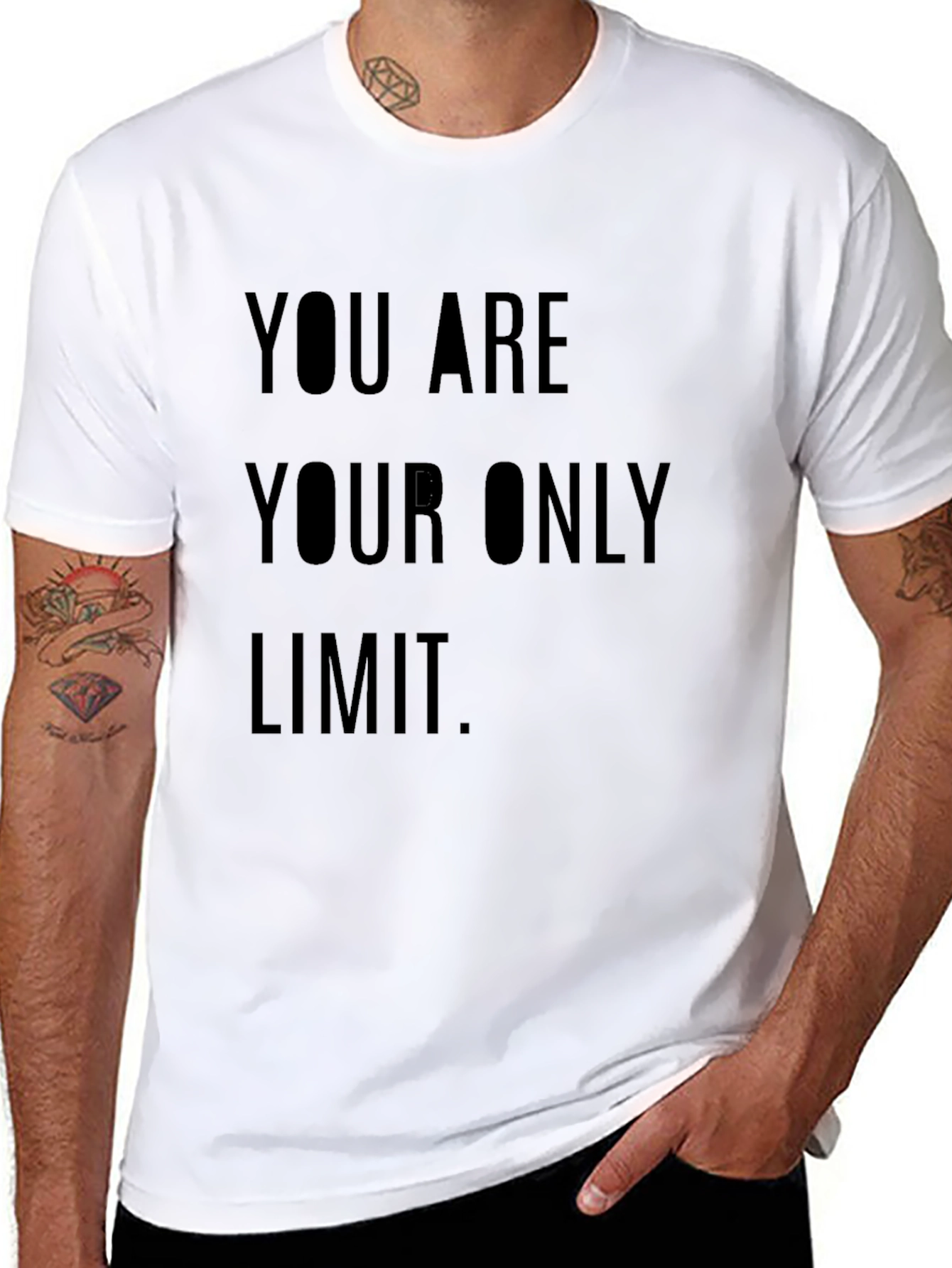 Inspirational Graphic Tee - You Are Your Only Limit