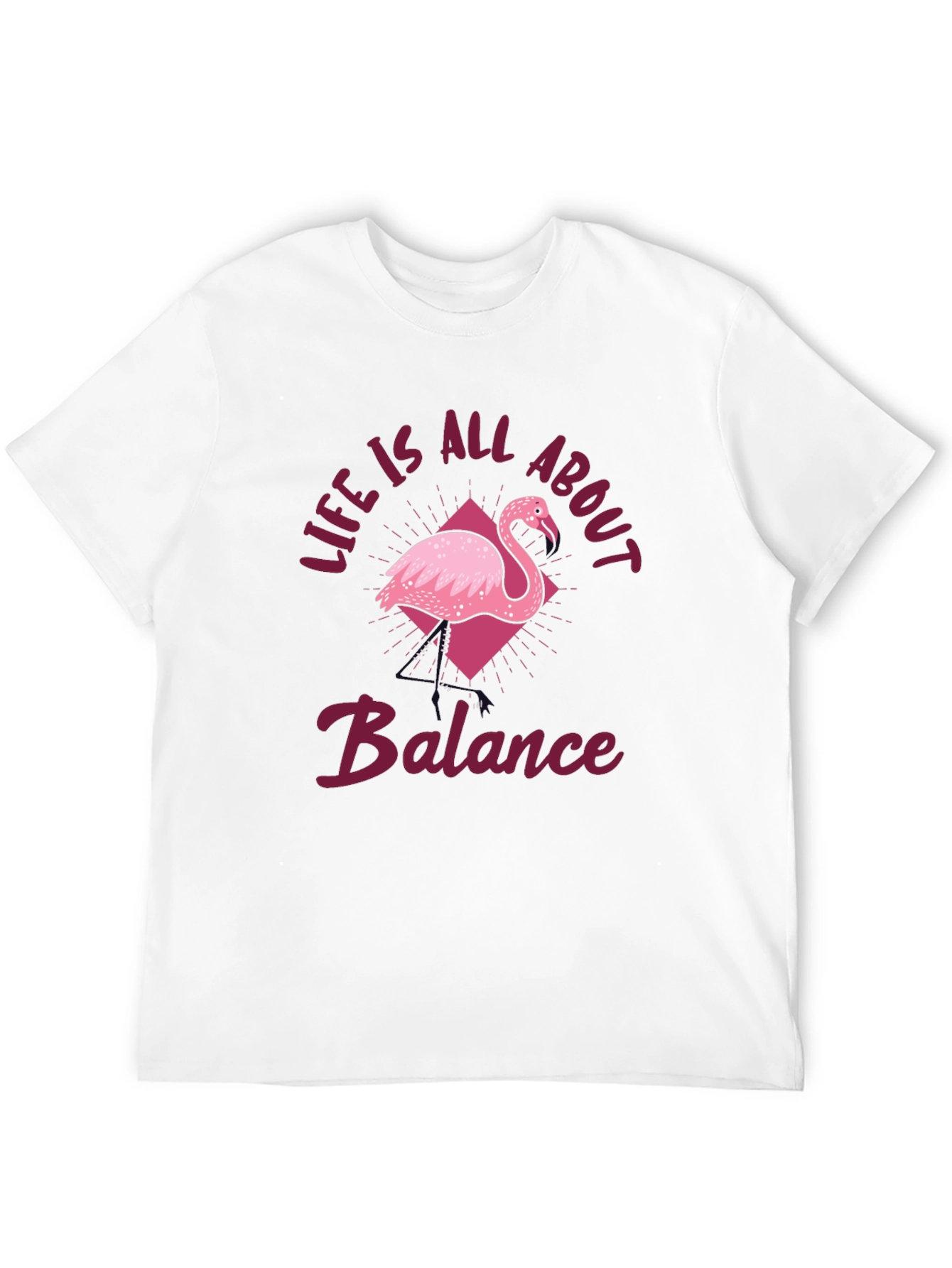Balance Flamingo T-Shirt - Life Is All About It