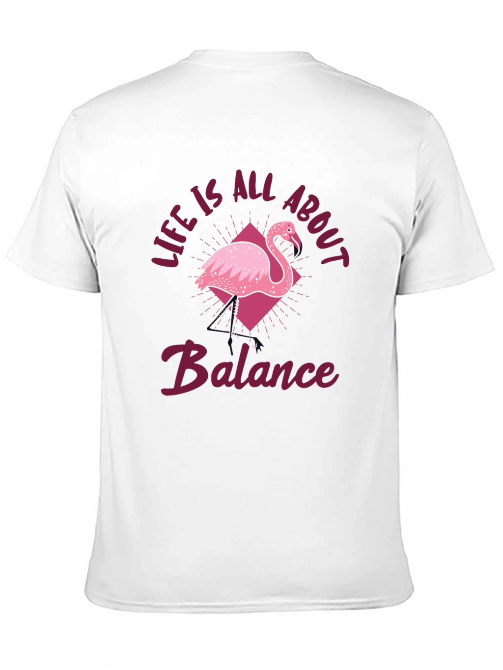 Balance Flamingo T-Shirt - Life Is All About It