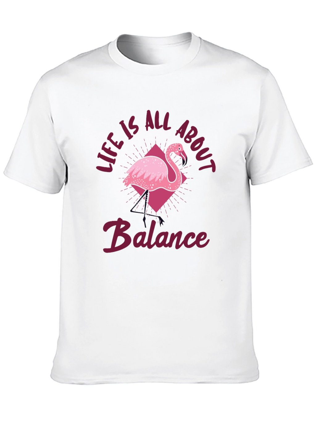 Balance Flamingo T-Shirt - Life Is All About It