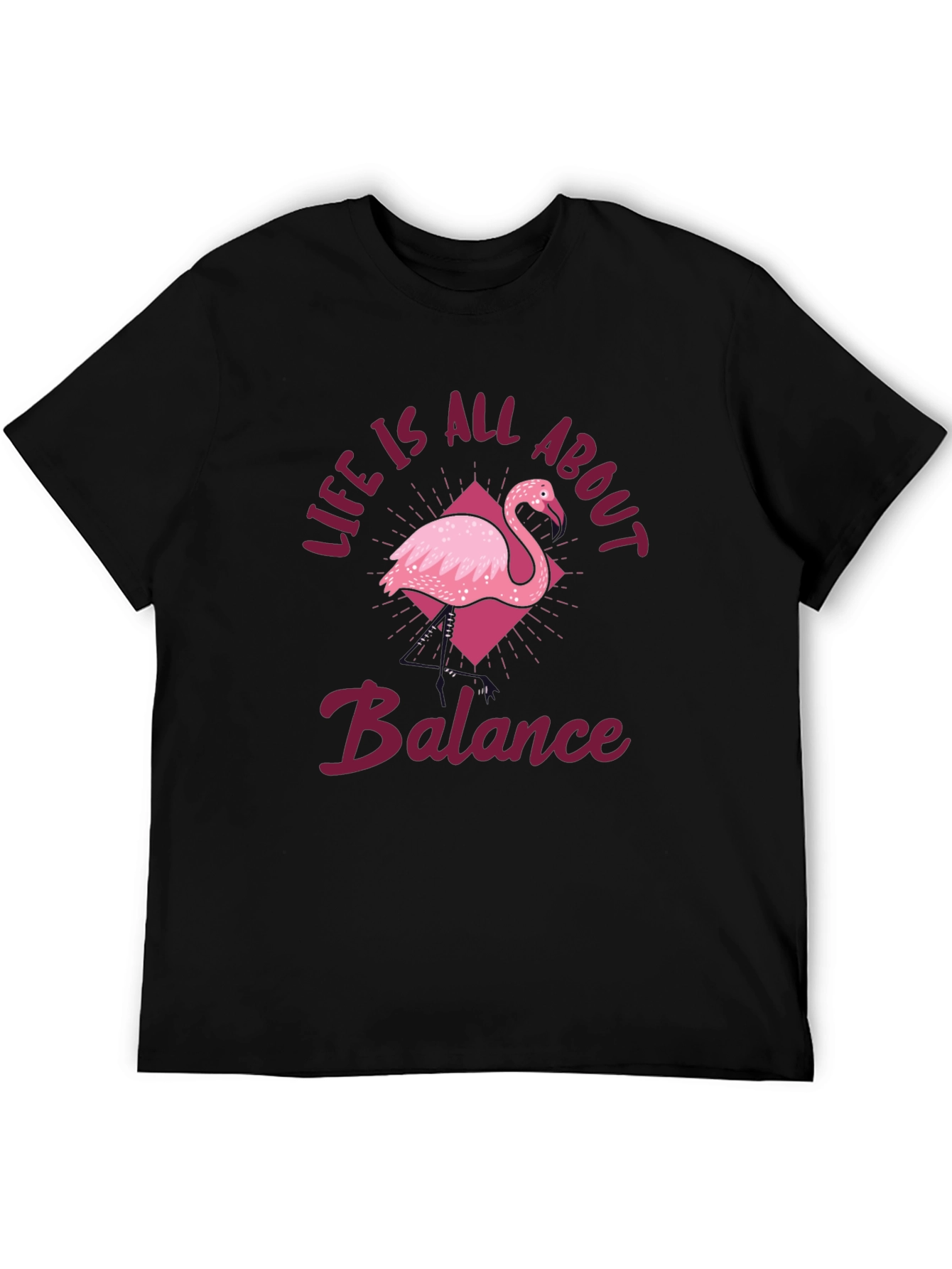 Balance Flamingo T-Shirt - Life Is All About It