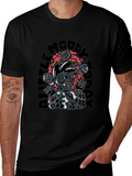 Ble Moody Friday Mens Black Graphic T-Shirt