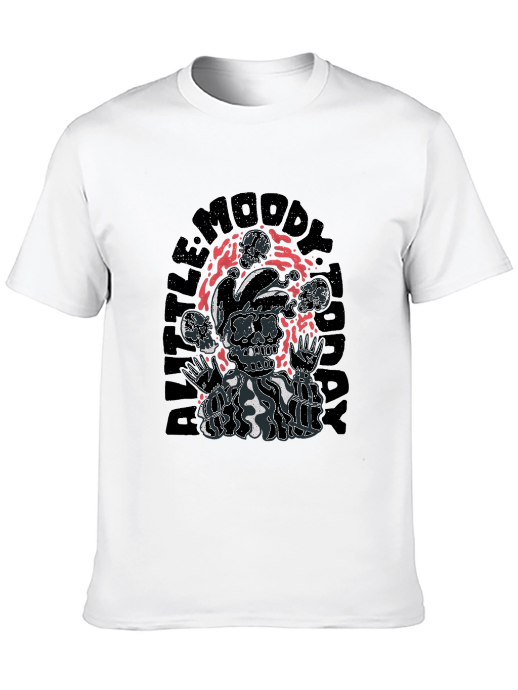 Ble Moody Friday Mens Black Graphic T-Shirt