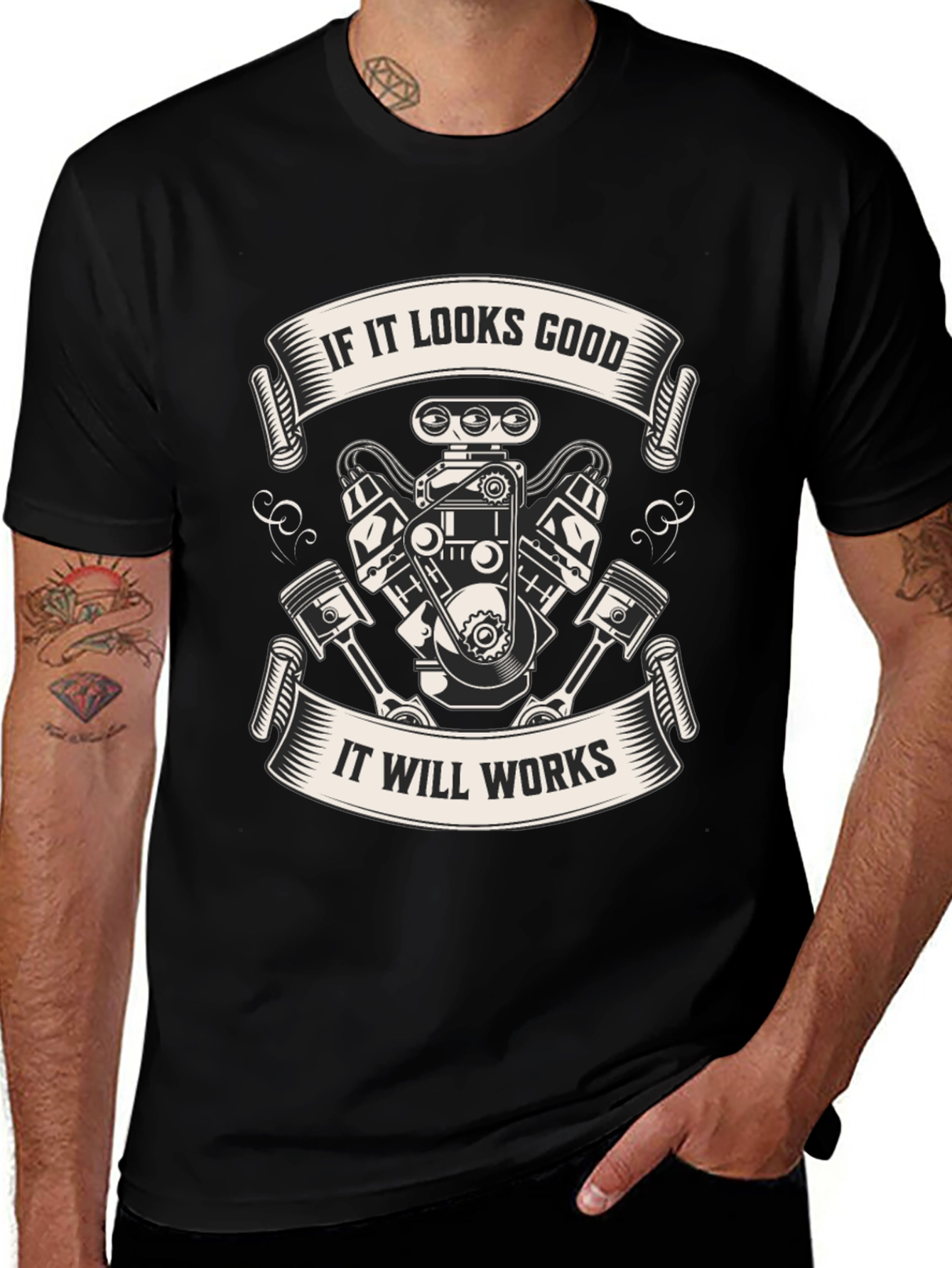 If It Looks Good Engine T-Shirt