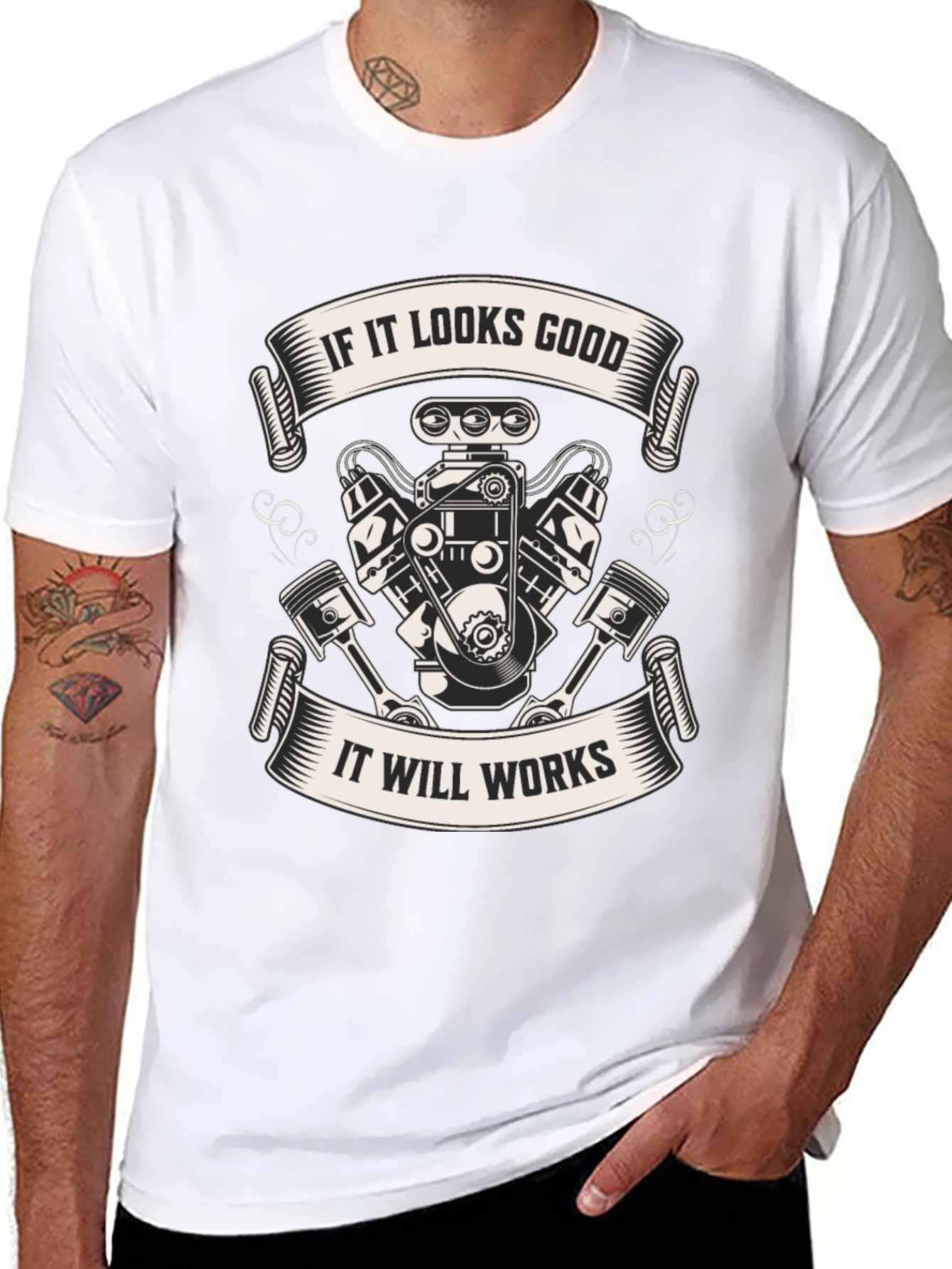 If It Looks Good Engine T-Shirt