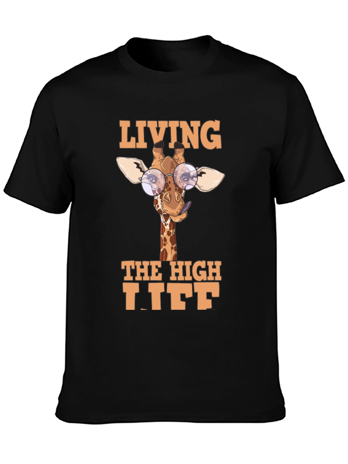 Living The High Life Giraffe T-Shirt