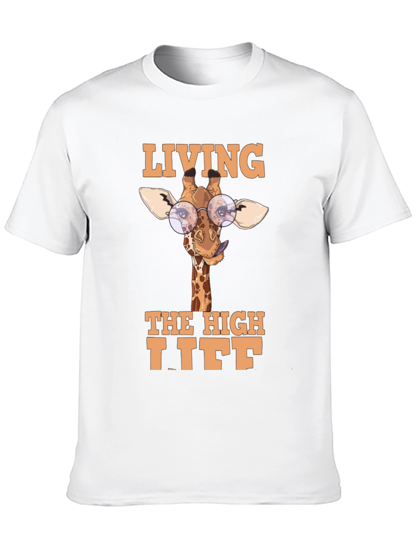 Living The High Life Giraffe T-Shirt