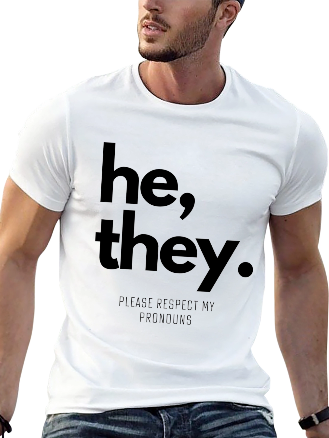 He They Pronoun Respect T-Shirt