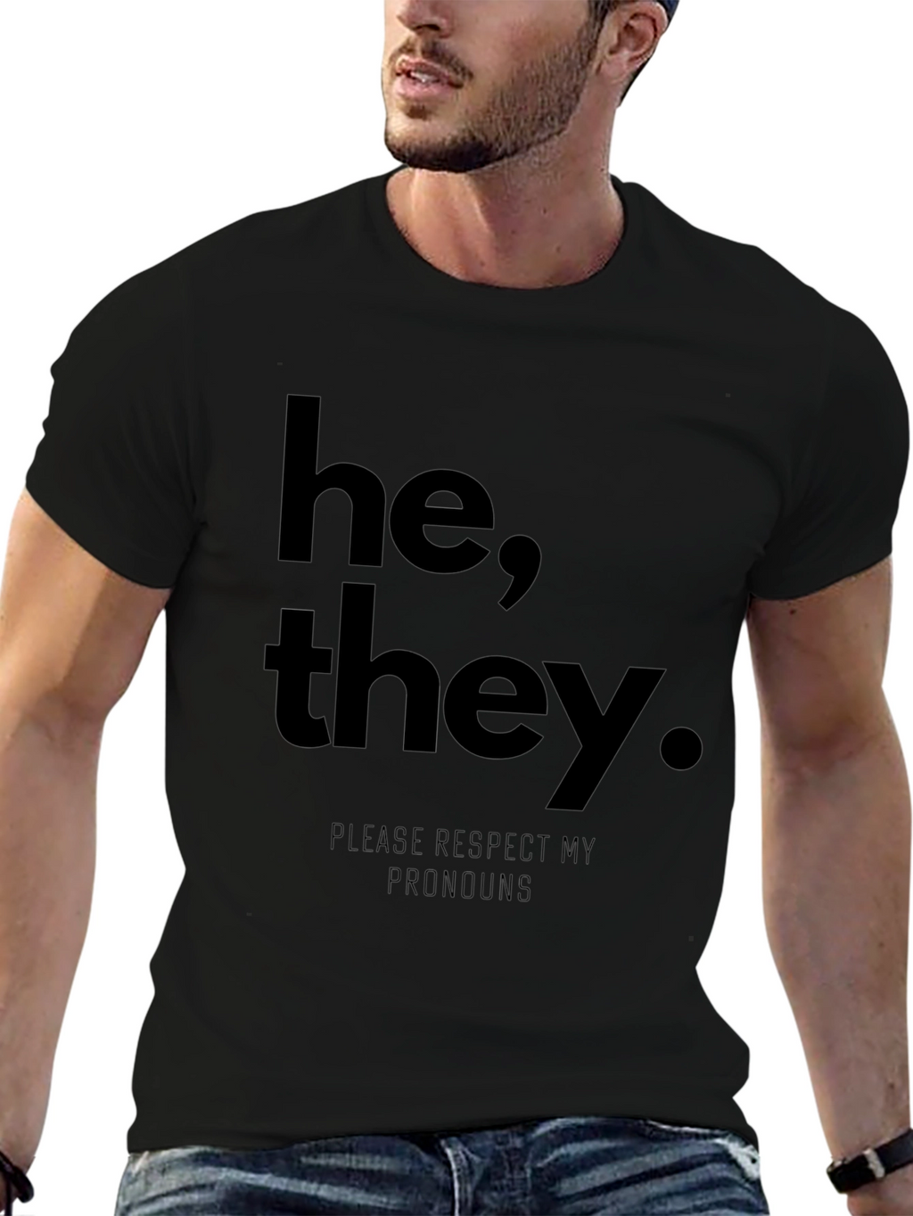 He They Pronoun Respect T-Shirt