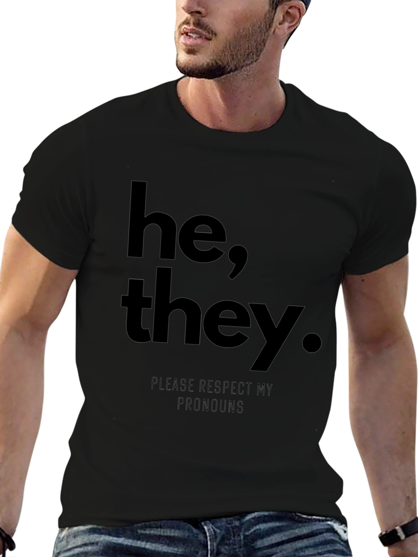He They Pronoun Respect T-Shirt