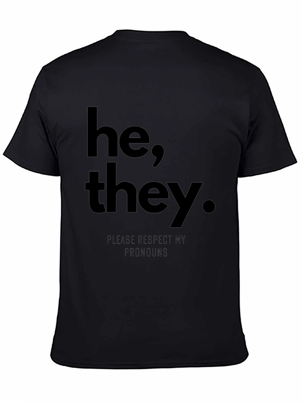 He They Pronoun Respect T-Shirt