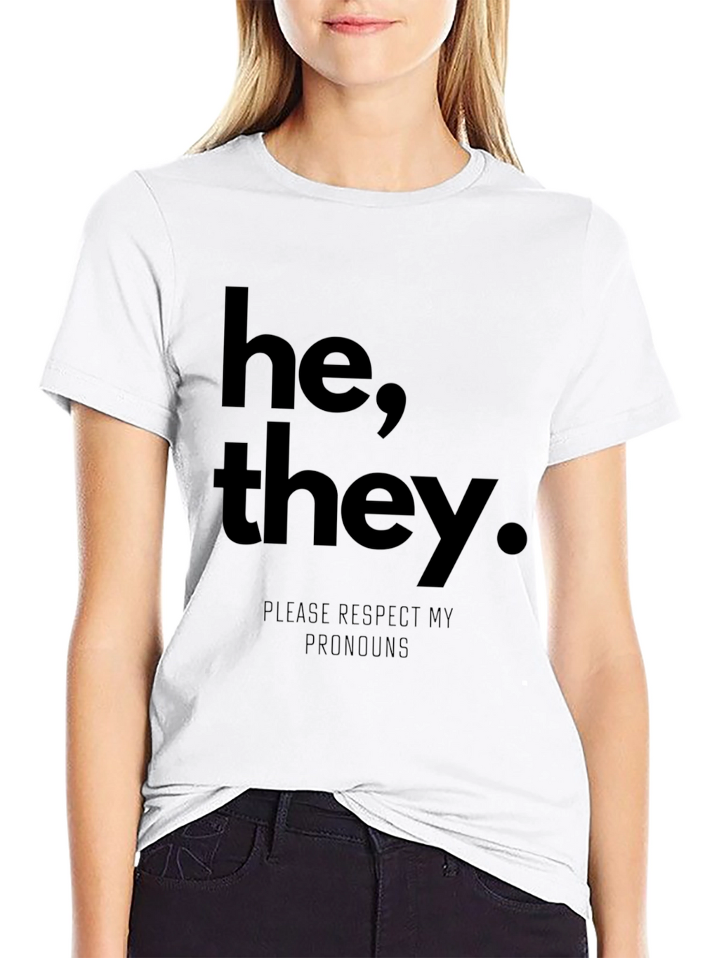 He They Pronoun Respect T-Shirt
