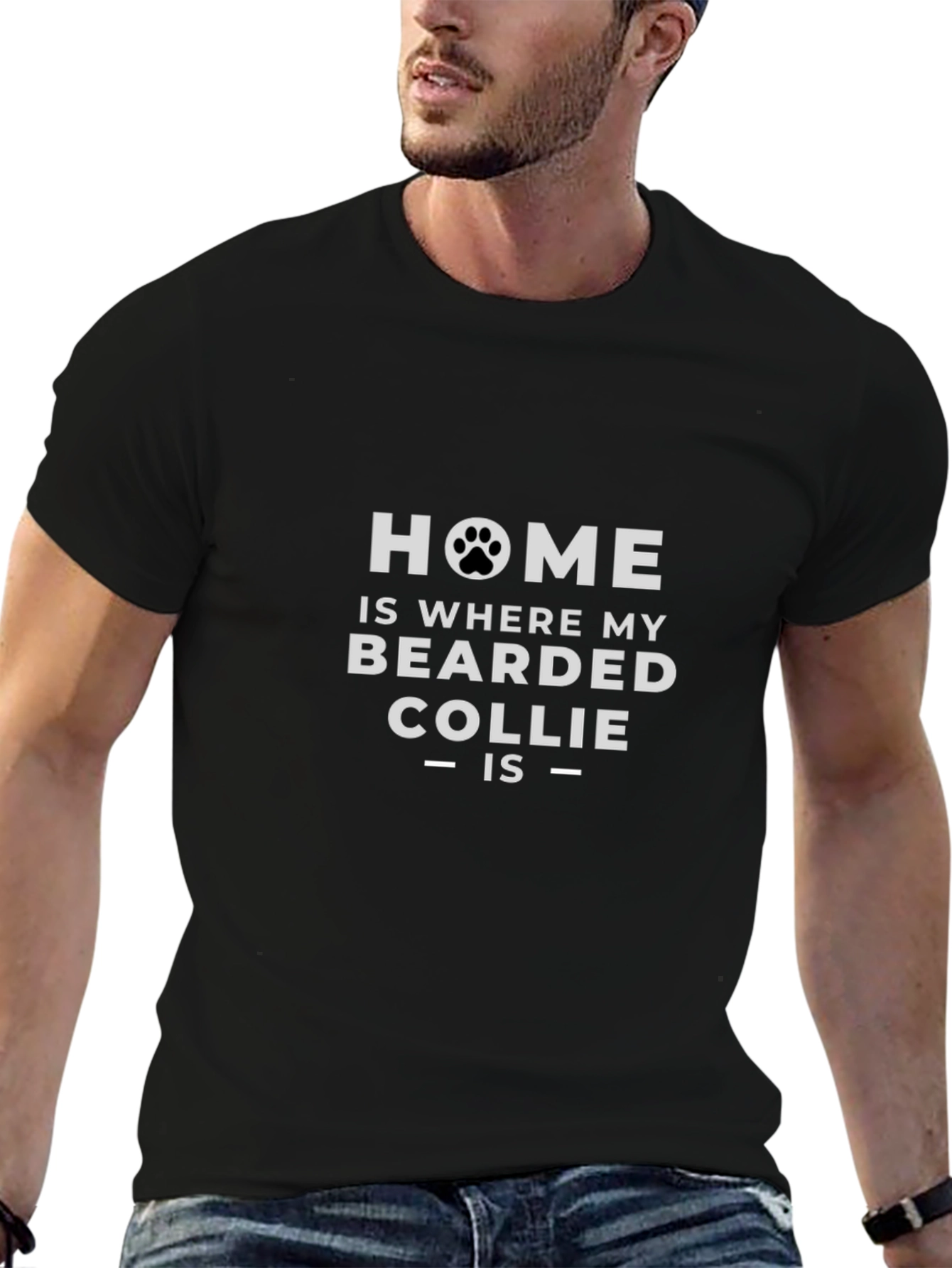 Bearded Collie Home T-Shirt