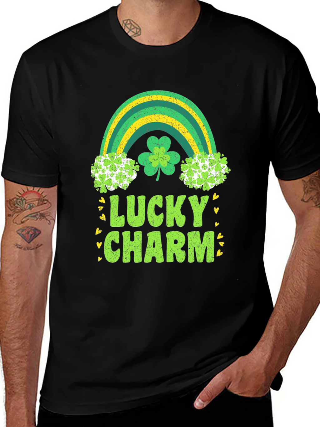 Lucky Charm St. Patricks Day Graphic Tee