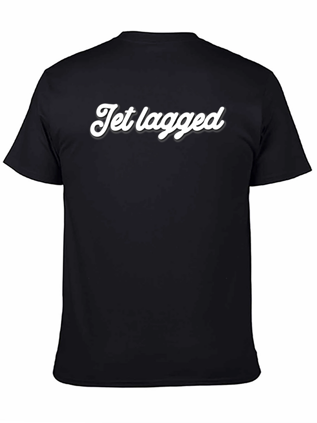Jet Lagged Black T-Shirt - Stylish and Comfortable