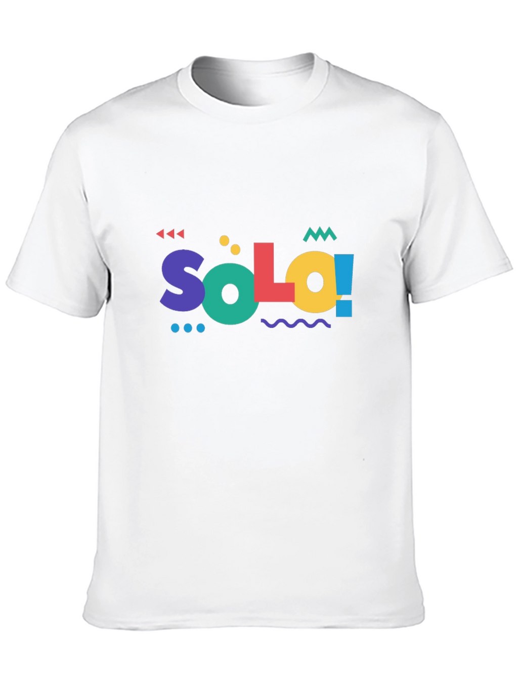 Solo 90s Style Graphic T-Shirt - Black