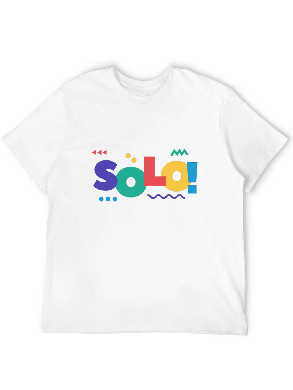 Solo 90s Style Graphic T-Shirt - Black