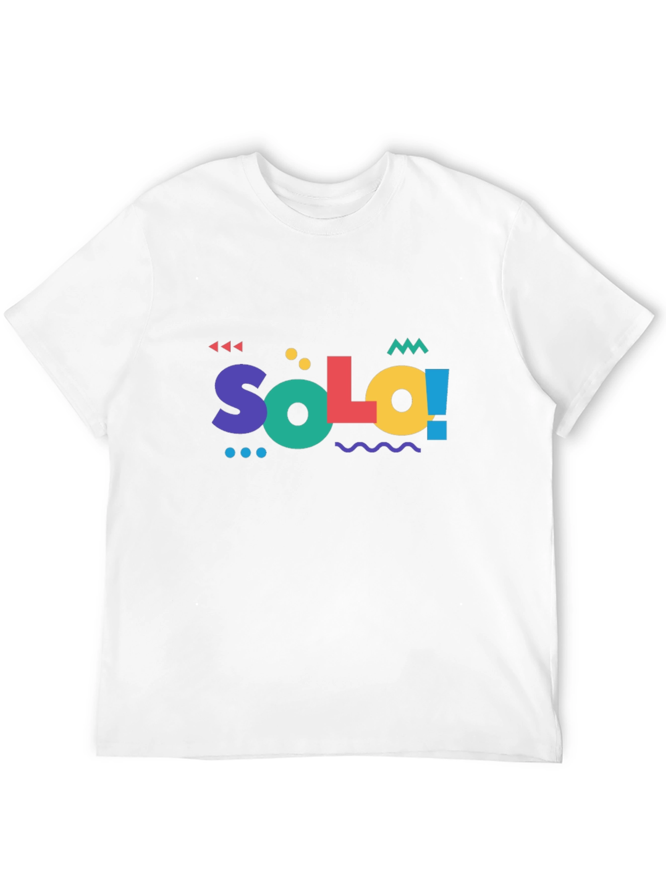 Solo 90s Style Graphic T-Shirt - Black