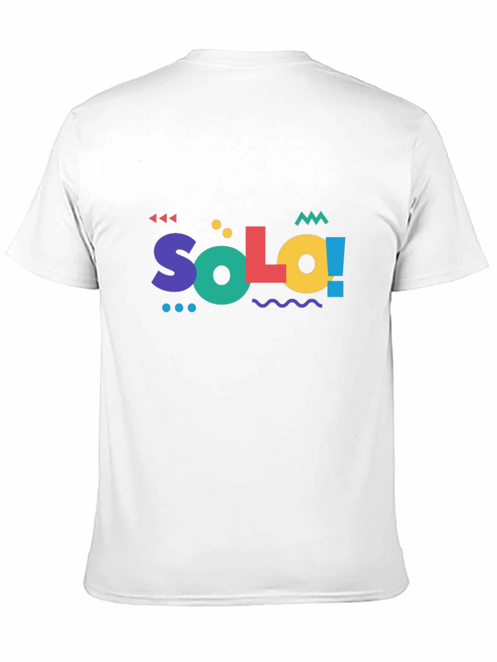 Solo 90s Style Graphic T-Shirt - Black