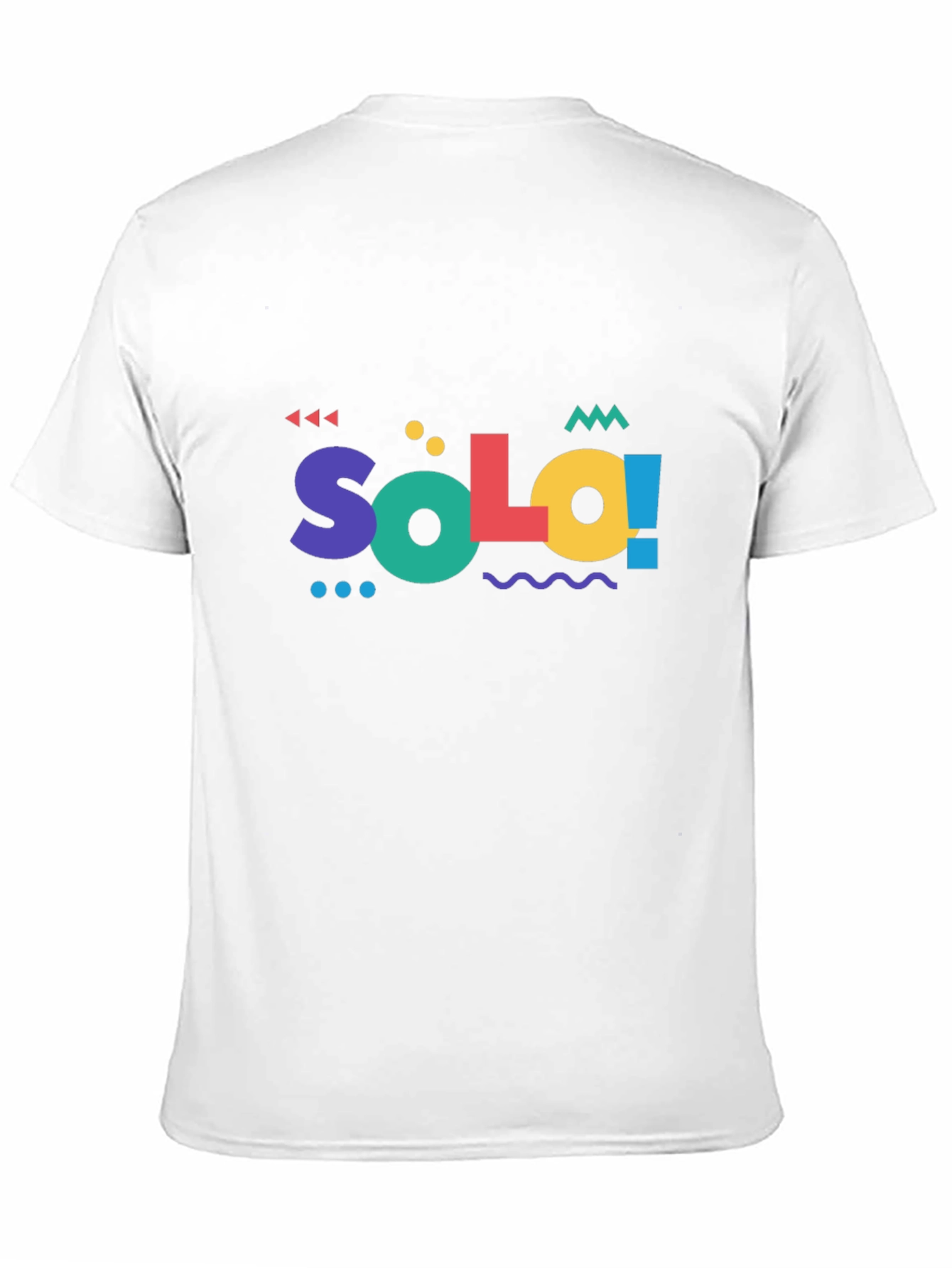 Solo 90s Style Graphic T-Shirt - Black