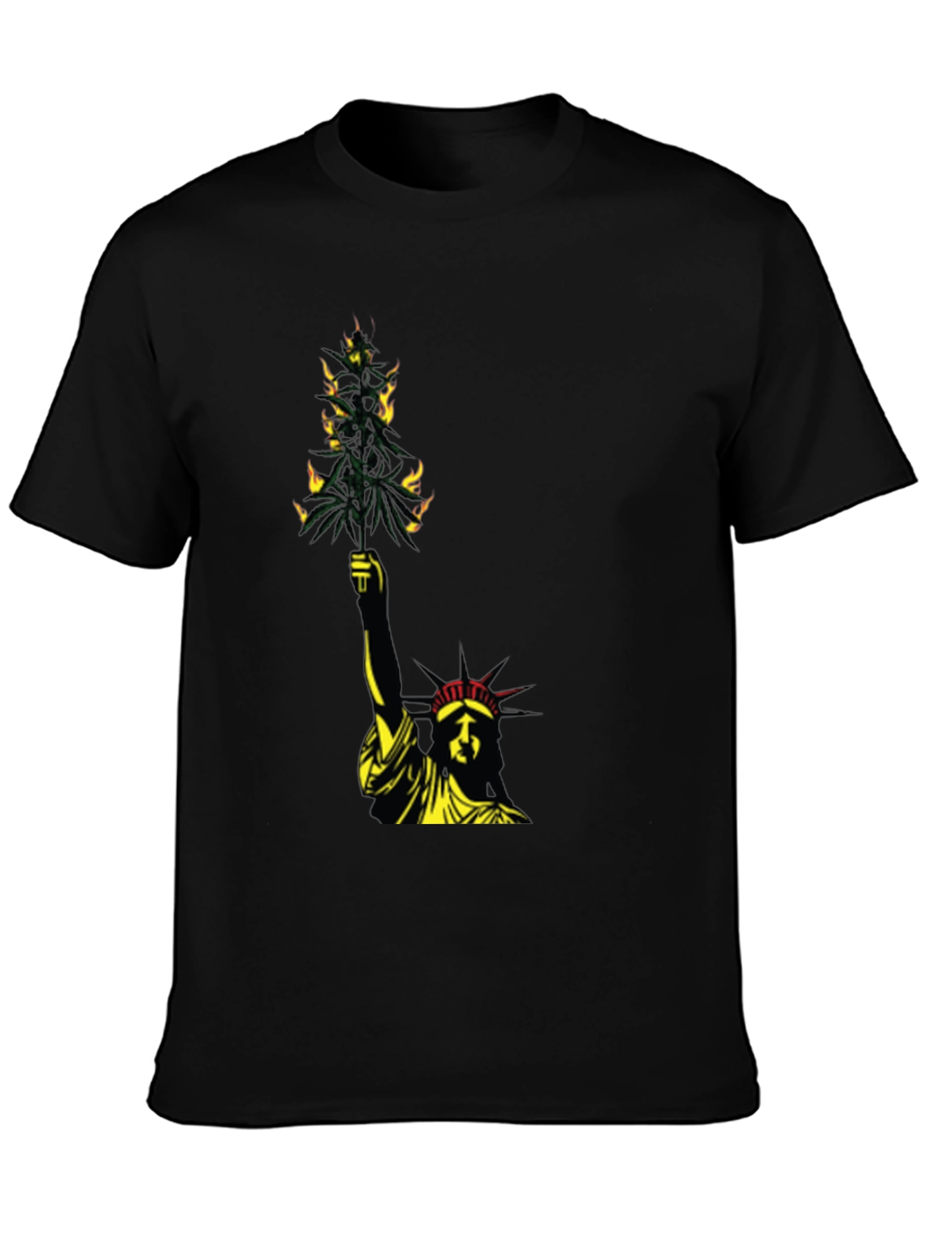 Liberty Blaze T-Shirt - Marijuana Design