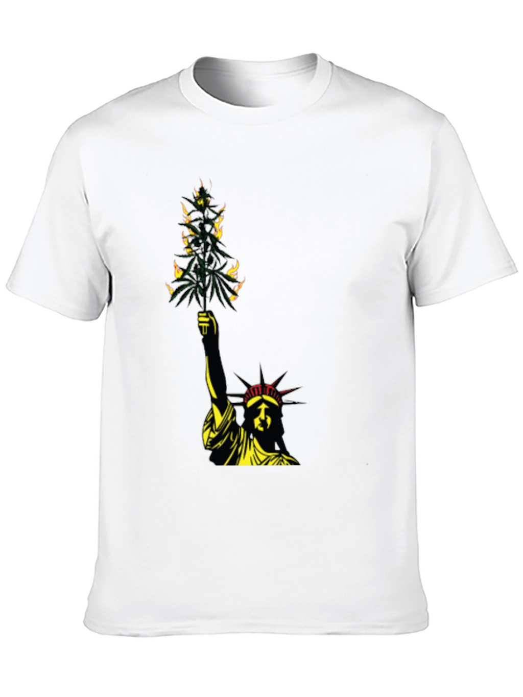 Liberty Blaze T-Shirt - Marijuana Design