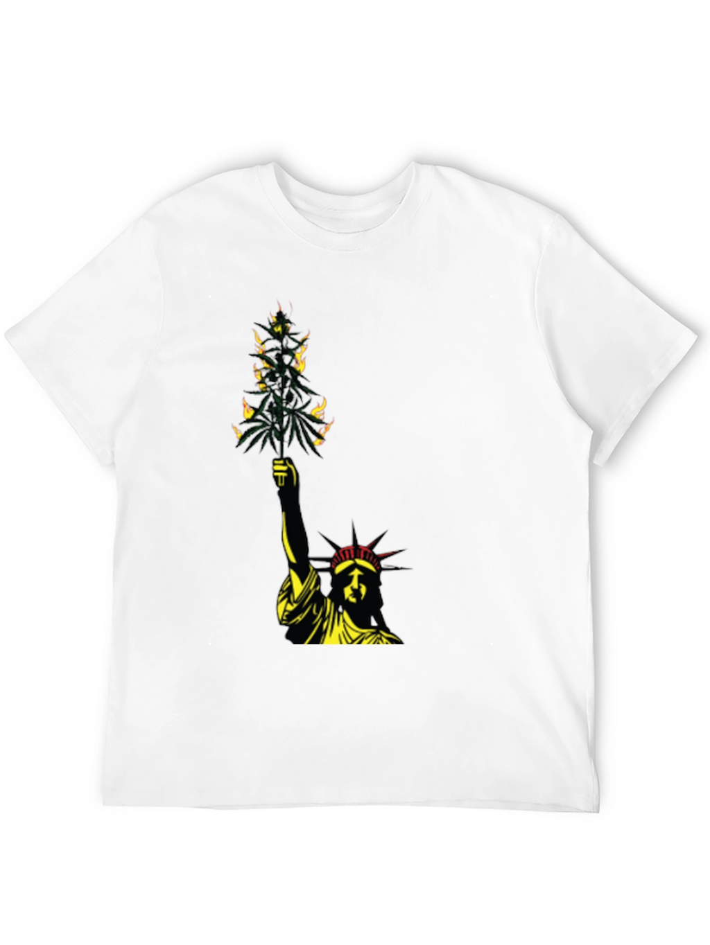 Liberty Blaze T-Shirt - Marijuana Design