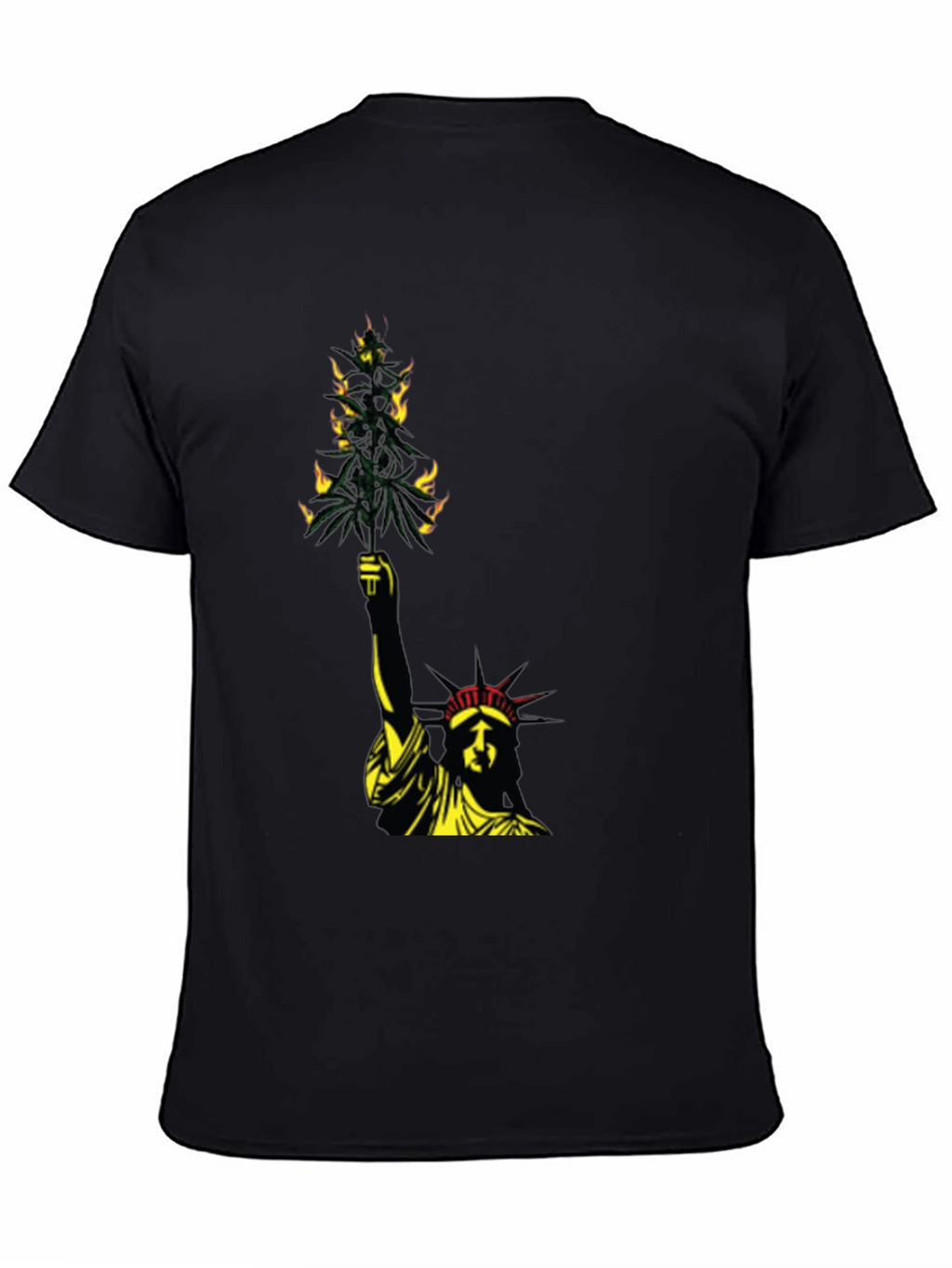 Liberty Blaze T-Shirt - Marijuana Design