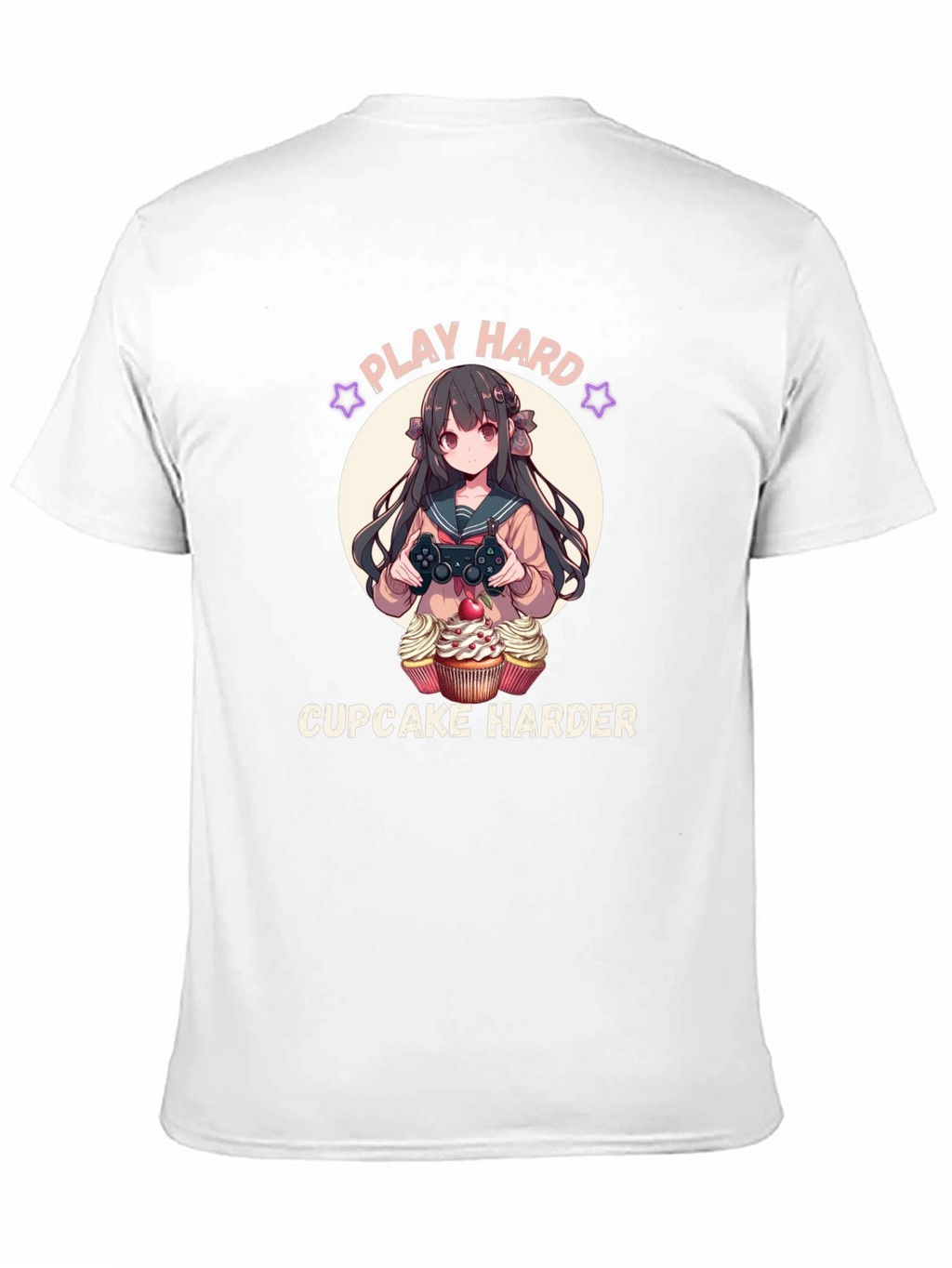 Play Hard Cupcake Harder T-Shirt