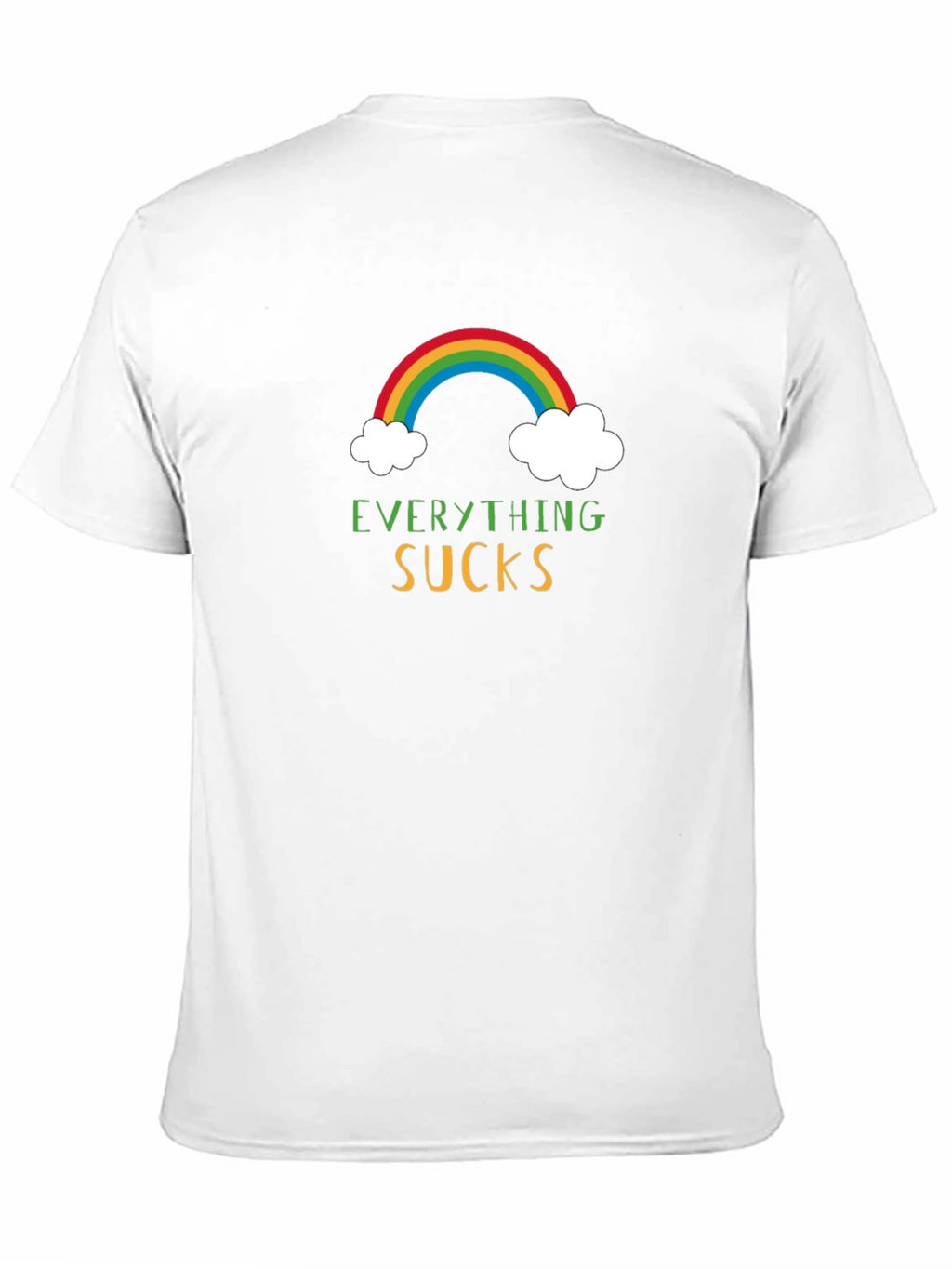 Everything Sucks Rainbow Graphic T-Shirt