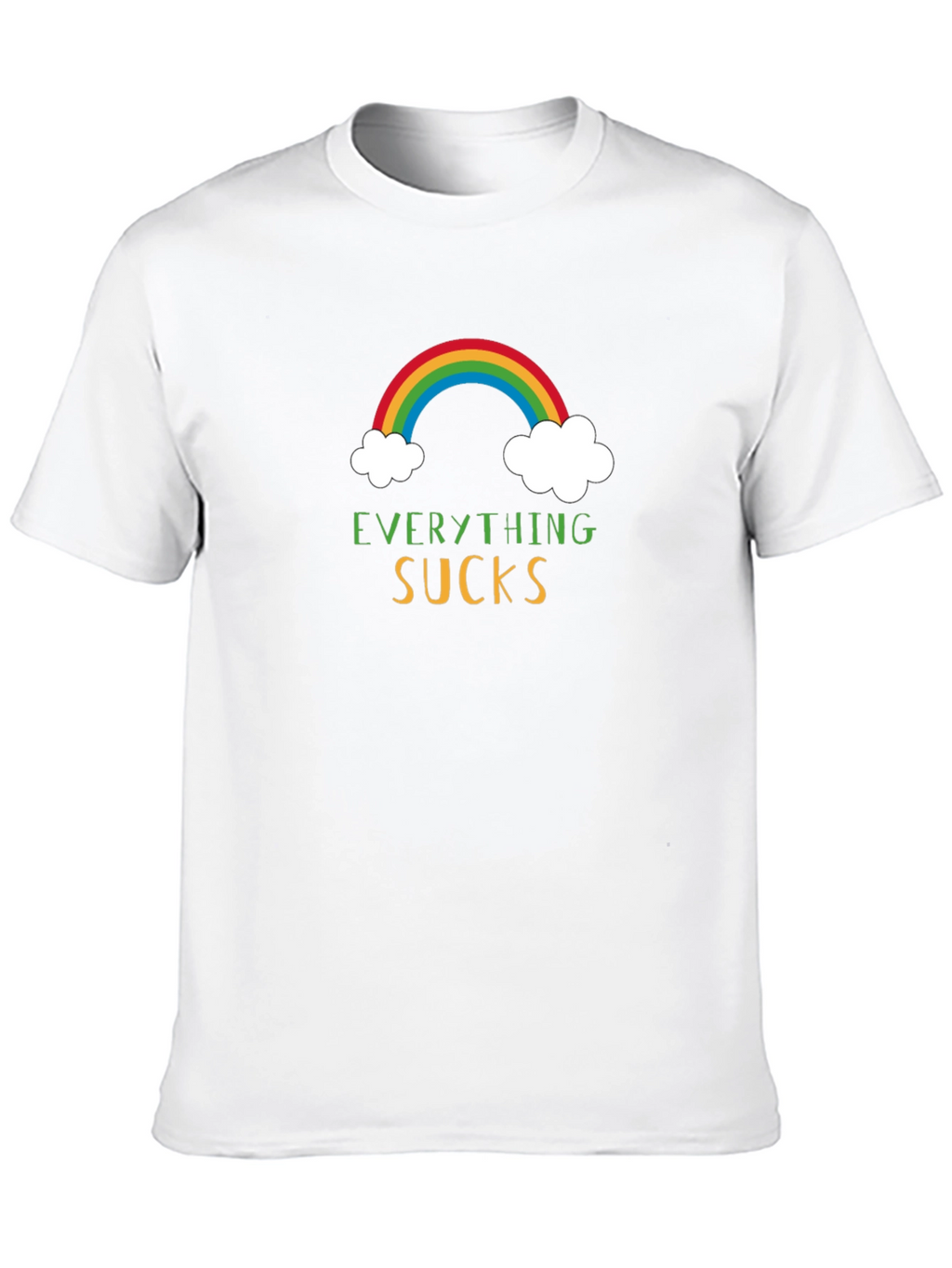 Everything Sucks Rainbow Graphic T-Shirt