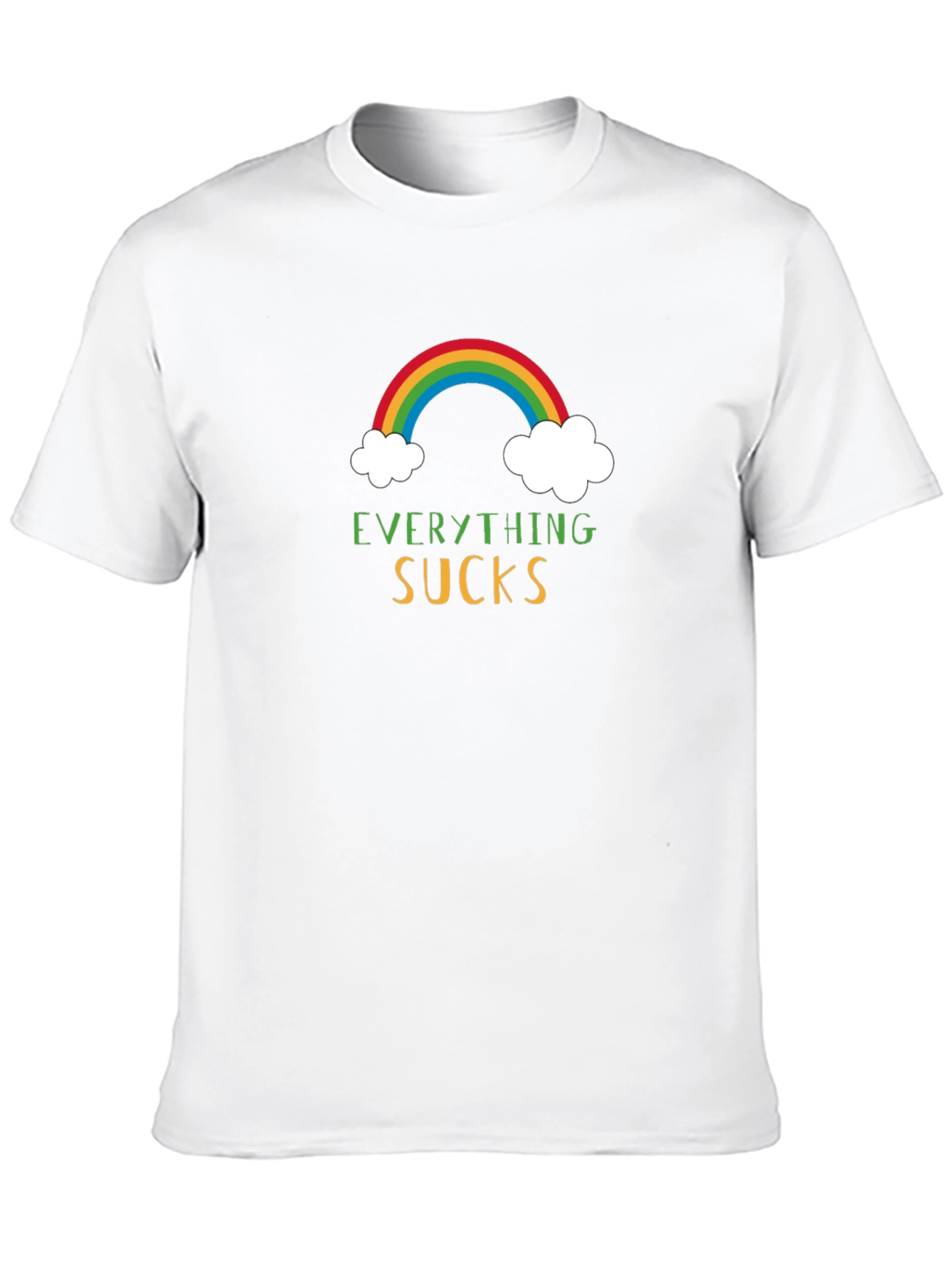 Everything Sucks Rainbow Graphic T-Shirt