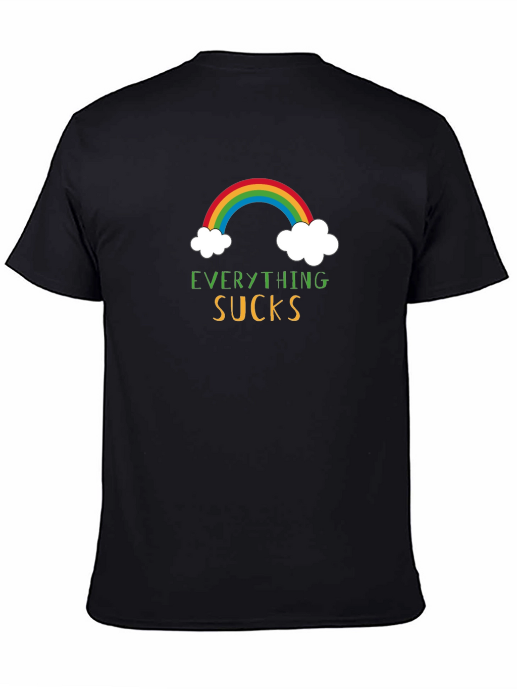Everything Sucks Rainbow Graphic T-Shirt